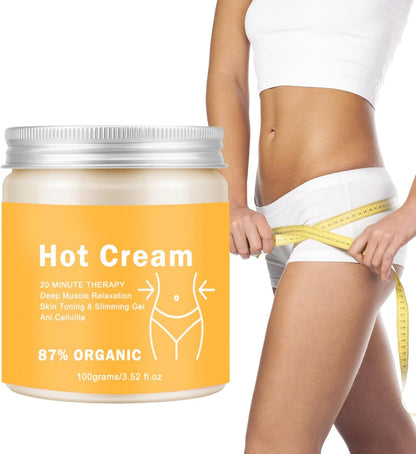 Anti Cellulite Cream - Cellulite Cream for Shaping Body - Hot Cream for Cellulite Treatment - Cellulite Remover for Men & Women - Skin Tightening Cream Body for Tighting Body